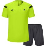 Kalanka - shinestone - maillot darbitre de football a manches courtes .