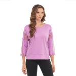 Kalanka - t - shirts de sport pour femmes, dos ouvert, entranement, chemise athltique, yoga, hauts ...