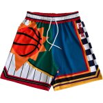 Kalanka - short de sport, pour basket - ball, en maille avec cordon de serrage et poches, style rétro, ... Kalanka - short de sport, pour basket - ball, en maille avec cordon de serrage et poches, style rétro, ...