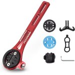 Kalanka - support d'ordinateur de vélo en alliage d'aluminium pour vélo de route, guidon intégré, compatible ... Kalanka - support d'ordinateur de vélo en alliage d'aluminium pour vélo de route, guidon intégré, compatible ...