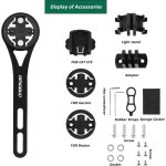 Kalanka - support d'ordinateur de vélo intégré, support de cintre vtt, support de cintre garmin, compatible ... Kalanka - support d'ordinateur de vélo intégré, support de cintre vtt, support de cintre garmin, compatible ...