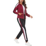 Kalanka - survêtement femme coton rayé ensemble sportswear a manches longues ensemble de sport a capuche ... Kalanka - survêtement femme coton rayé ensemble sportswear a manches longues ensemble de sport a capuche ...