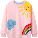 Kalanka - sweatshirt enfant fille cheval licorne arc - en - ciel pullover sweatshirt col rond coton gris ... Kalanka - sweatshirt enfant fille cheval licorne arc - en - ciel pullover sweatshirt col rond coton gris ...