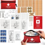 Kalanka - trousse de secours complte 120 pices u2013 kit de survie avec pansements, bandages, ciseaux ...