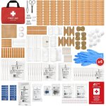 Kalanka - trousse de secours complte 320 pices u2013 kit de survie avec pansements, bandages, ciseaux ...