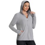 Kalanka - veste de sport femme avec capuche, veste protection solaire upf50 + , manche longue sweat légère ... Kalanka - veste de sport femme avec capuche, veste protection solaire upf50 + , manche longue sweat légère ...