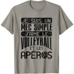 Kalanka - volleyball shirt homme joueur de volley - ball cadeau t - shirt