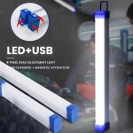 Kalsa - lampe de camping a tube rechargeable led, ampoule portable a suspension magntique pour urgence, ...