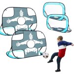 Kaltd - 2 - en - 1 cage de foot enfant exterieur - 125x80 pop - up but de foot avec bache de precision ...