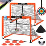 Kaltd - cage de foot but cible pour enfants - pour le jardin et les enfants