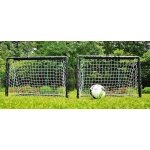 Kaltd - paire de mini buts de foot pvc 0, 9x0, 6 m - pratique loisir pour jeunes footballeurs