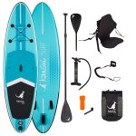 Kangui - stand up paddle gonflable sup avec si�ge kayak, 305cm - tiki