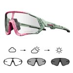 Kapvoe - lunettes de soleil de cyclisme photochromiques pour hommes, lunettes de sport vtt, lunettes ...
