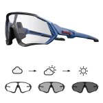 Kapvoe - lunettes de soleil de cyclisme photochromiques pour hommes, lunettes de sport vtt, lunettes ...