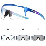 Kapvoe rouge photochromique cyclisme lunettes de soleil pour hommes bleu photochromisme lunettes cycl ...