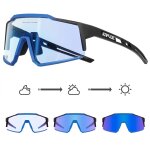 Kapvoe rouge photochromique lunettes de cyclisme hommes vtt cyclisme lunettes de soleil femmes route ...