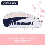 Kawasaki - sac de badminton avec compartiment a chaussures pour femme, volant de raquette, sac de sport, ... Kawasaki - sac de badminton avec compartiment a chaussures pour femme, volant de raquette, sac de sport, ...