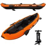 Kayak rigide 330x86 cm. avec siges, rames et pompe jusqu a 2 personnes.