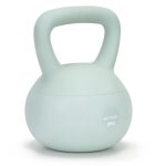 Kettlebell souple, poids d'exercice 8 kg, ballon d'entra�nement, fitness, turquoise