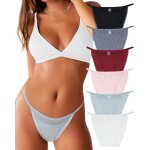 Khkui - culotte femme coton bresilien slip dentelle sous - vtement brsil slips bikini soft confortable ...