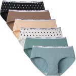 Khkui - culotte femme coton stretch taille basse sous - vtements douce bikini slips sport lot de 6