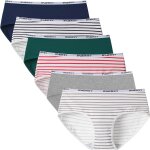 Khkui - culotte femme coton stretch taille basse sous - vêtements douce bikini slips sport lot de 6 Khkui - culotte femme coton stretch taille basse sous - vêtements douce bikini slips sport lot de 6