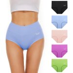 Khkui - culotte femme coton taille haute boxer de sport shorts sous - vêtements extensibles pour femmes ... Khkui - culotte femme coton taille haute boxer de sport shorts sous - vêtements extensibles pour femmes ...