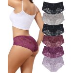 Khkui - culotte sans couture femme dentelle invisible hipster stretch doux et confortable respirant slips ... Khkui - culotte sans couture femme dentelle invisible hipster stretch doux et confortable respirant slips ...
