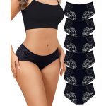 Khkui - culotte sans couture femme dentelle invisible hipster stretch doux et confortable respirant slips ... Khkui - culotte sans couture femme dentelle invisible hipster stretch doux et confortable respirant slips ...
