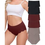 Khkui - culotte sans couture femme invisible slips dim sous - vêtements taille haute culottes doux elasticité ... Khkui - culotte sans couture femme invisible slips dim sous - vêtements taille haute culottes doux elasticité ...