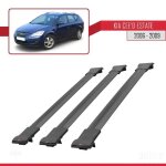 Barres de toit - fly - kia ceed estate sw 2006 - 2009 - 3 barres - aluminium - noir