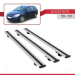 Barres de toit - kia - ceed sportswagon - mod�le basic - 3 pi�ces - aluminium gris