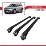 Compatible avec kia mohave (hm) 2008 - 2019 barres de toit ace - 1 railing porte - bagages de voiture ...