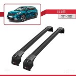 Barres de toit - ace - 2 - kia niro (de) 2017 - 2022 - aluminium - noir - charge utile < 300 kg
