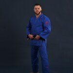 Kimono de judo superstar 750 gr - fighting films - approuv� ijf - bleu - taille 170cm