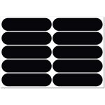 Kit 10 stickers noir rétro réfléchissants universels - autocollants casque, moto, vélo, trottinette, ... Kit 10 stickers noir rétro réfléchissants universels - autocollants casque, moto, vélo, trottinette, ...