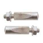 Kit de 2 clavette diamtre 9 mm longueur 39. 5 mm vlo pdale pdalier manivelle vintage vis goujon vtt ...