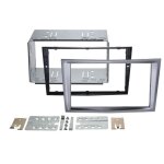 Kit 2din opel astra h / antara / zafira b - charbon metallique