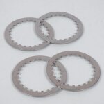 Kit 4 disque lisse d'embrayage pour moto cross enduro honda 125 xls 1976 a 1999 neuf