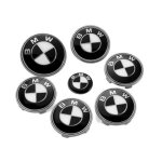 Kit 7 badge logo embleme bmw couleur noir blanc capot 82mm + coffre 74mm + volant + 4 x cache moyeu 68mm ... Kit 7 badge logo embleme bmw couleur noir blanc capot 82mm + coffre 74mm + volant + 4 x cache moyeu 68mm ...