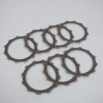Kit 7 disque garni d'embrayage pour moto honda 650 fx vigor 1999 a 2003 mcc116 - 7 neuf