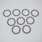 Kit 9 disque garni d'embrayage pour moto cross enduro yamaha 250 yzf 2001 a 2013 neuf