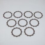 Kit 9 disque garni d'embrayage pour moto cross enduro yamaha 450 yzf 2003 a 2006 neuf
