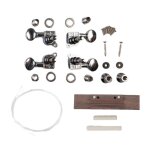 Kit d'accessoires pour guitare ukulele 26 pouces, cordes de selle en bois de rose Kit d'accessoires pour guitare ukulele 26 pouces, cordes de selle en bois de rose