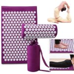 Kit d 'acupression tapis coussin de massage oreiller d 'acupuncture pour yoga, matelas de relaxation, ...