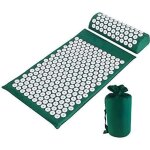 Kit dacupression tapis coussin de massage oreiller dacupuncture pour yoga traitement des douleurs tensions ...