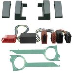 Kit adaptateur autoradio 1din audi a4 99 - 01 systeme amplifie non - bose + iso + cles - adnauto - kitfac090 ...
