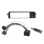 Kit adaptateur autoradio 1din bmw serie 3 e46 98 - 03 + iso + fm