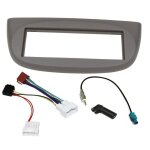 Kit adaptateur autoradio 1din gris renault twingo ii facelift ap11 rs + iso + fm Kit adaptateur autoradio 1din gris renault twingo ii facelift ap11 rs + iso + fm