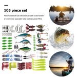 Kit d'app�ts durs et souples pour la p�che, pack de leurres pour attraper des poissons comme les m�n�s, ...